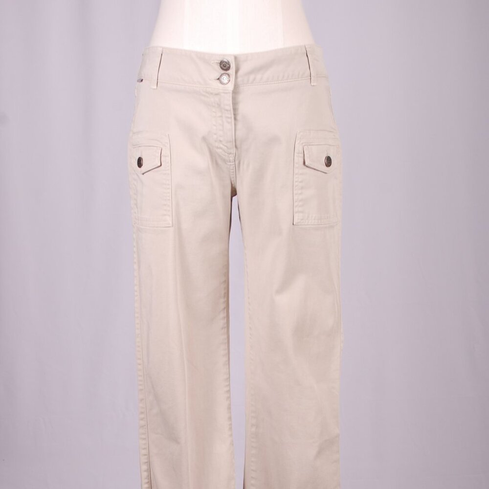EUC Burberry Straight Leg Khaki Cargo, Sz - 10